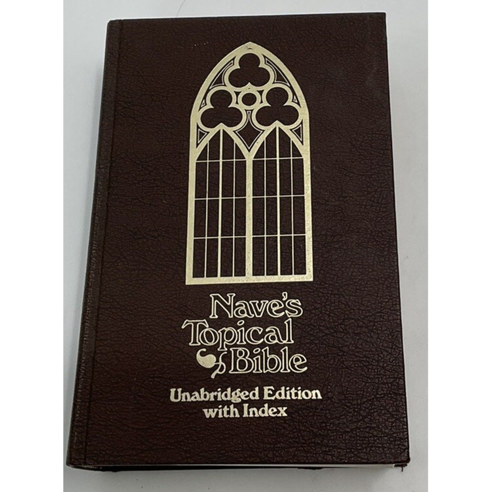 Nave's Topical Bible Unabridged Edition With Index Hardcover Book